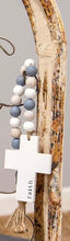 Load image into Gallery viewer, Faith, Hope &amp; Blessed Beaded Cross