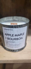 Load image into Gallery viewer, Apples &amp; Maple Bourbon Wood Wick Rustic Farmhouse Soy Candle