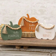 Load image into Gallery viewer, Fall Beaded Pumpkin