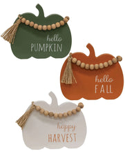 Load image into Gallery viewer, Fall Beaded Pumpkin