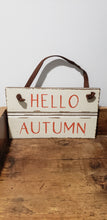 Load image into Gallery viewer, Hello Autumn Wood Sign