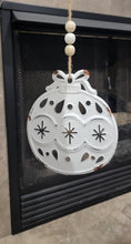 Load image into Gallery viewer, Shabby Chic Metal Bulb Ornament
