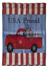 Load image into Gallery viewer, USA Proud Garden Flag