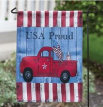 Load image into Gallery viewer, USA Proud Garden Flag