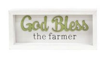 Load image into Gallery viewer, God Bless the Farmer Shadowbox Frame