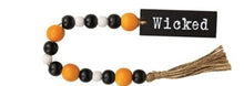 Load image into Gallery viewer, Halloween Beaded Garland with Tassel, Wicked