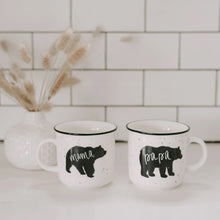 Load image into Gallery viewer, Mama Bear Rustic Campfire Coffee Mug
