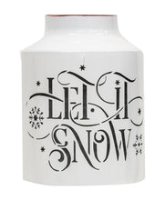 Load image into Gallery viewer, Let It Snow Half Milk Can Luminary