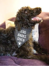 Load image into Gallery viewer, Zero Barks Given Dog Collar Bandana