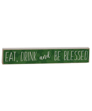 Load image into Gallery viewer, Eat, Drink, &amp; Be Blessed Mini Stick: 3 Assorted